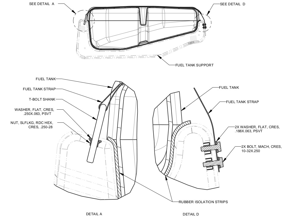 Install Fuel Tank Assembly